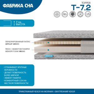 Топпер Фабрика Сна Т-7.2