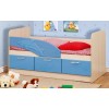 Кровать 06.224 Дельфин голубой