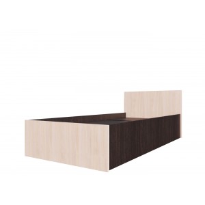 Кровать SV-Мебель Эдем 5 (90х200) дуб венге/дуб млечный