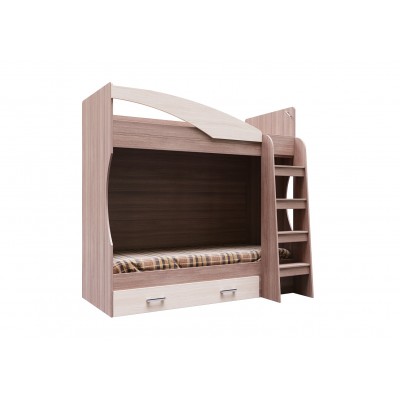 Кровать SV-Мебель Город двухъярусная (80х186) с ящиком