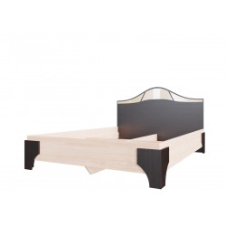 Кровать SV-Мебель Лагуна 5 (160х200) дуб венге/дуб млечный