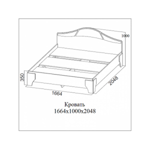 Кровать SV-Мебель Лагуна 5 (160х200)