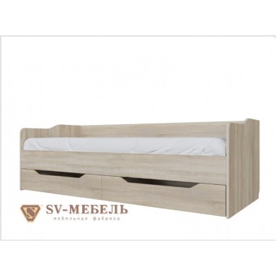 Кровать-тахта SV-Мебель №1 (90х200) дуб сонома