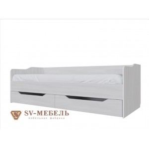 Кровать-тахта SV-Мебель №1 (90х200) ясень анкор светлый
