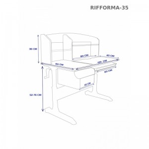 Парта RIFFORMA COMFORT-35